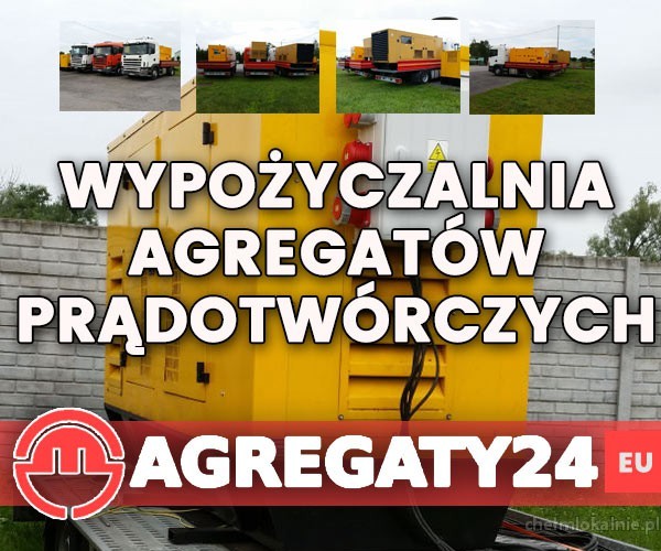 Agregat prądotwórczy - wynajem, usługi