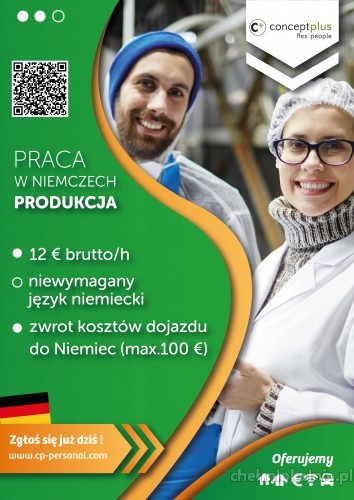 Pracownik produkcji (k/m) bez znajomości języka