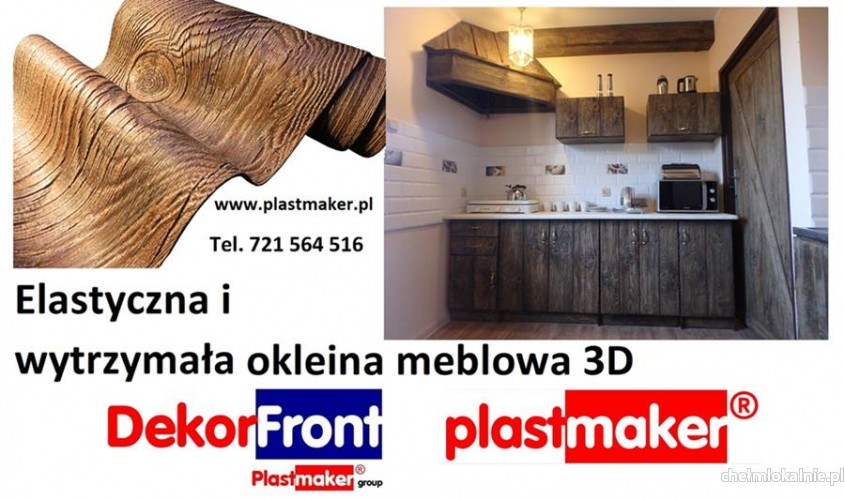 NOWOŚĆ Okleina meblowa 3d deska elastyczna dekoracyjna fornir3d