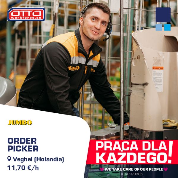 Praca w znanej firmie logistycznej 12,18-13,15 EUR/h - NL