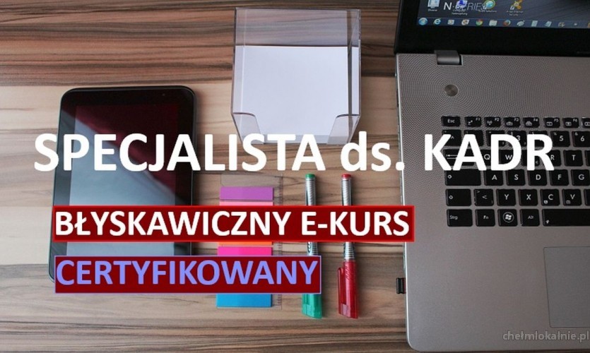 Kurs kadr online z certyfikatem i zaświadczeniem MEN